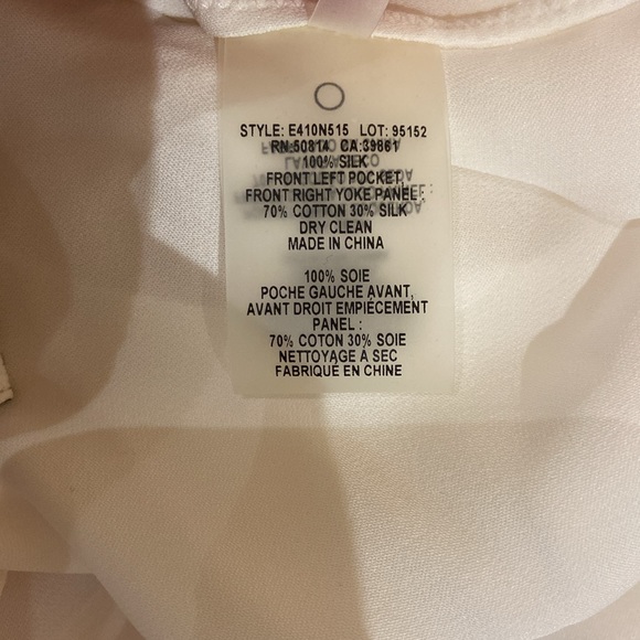 ELIE TAHARI | Size XS | silk blouse - Picture 10 of 10